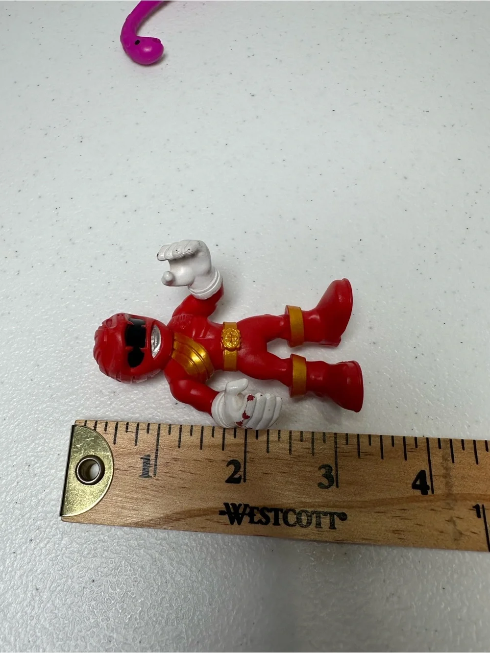 Kids Toy Figure Set - Red Action Ranger & Bright Color Sea Friends